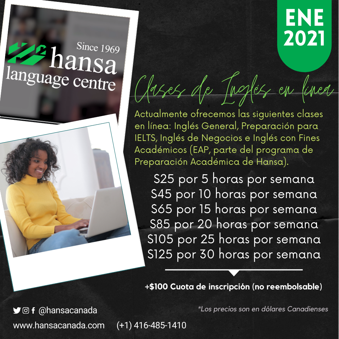 Hello january - SP Online, online classes, hansa online, english classes, english online, english class, Inglés General, Preparación para IELTS, Inglés de Negocios e Inglés con Fines Académicos (EAP, parte del programa de Preparación Académica de Hansa),